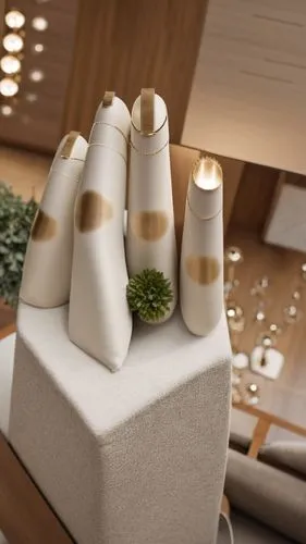 queen ring,the vases are standing on top of the table,votives,spray candle,votive candles,cruet,table lamps,tea light holder,Photography,General,Realistic