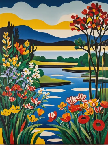 david bates,olle gill,carol colman,river landscape,brook landscape,coastal landscape,still life of spring,spring lake,river cooter,riverbank,flower painting,boat landscape,carol m highsmith,cloves schwindl inge,motif,braque d'auvergne,salt meadow landscape,freshwater marsh,landscape,estuarine,Art,Artistic Painting,Artistic Painting 39