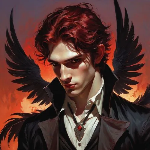 lucifer,corvin,daemon,dark angel,fallen angel,the archangel,archangel,uriel,business angel,black angel,phoenix,winged heart,fawkes,black crow,fire angel,angel and devil,phoenix rooster,devil,harpy,angel of death,Conceptual Art,Fantasy,Fantasy 18