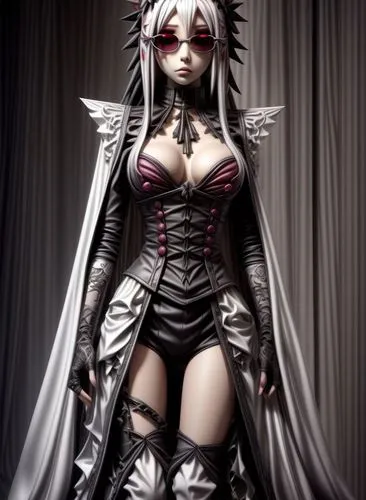 chaika,kotobukiya,edea,xenosaga,felicia,kuja,schwarzes,dark angel,3d figure,goddess of justice,female doll,game figure,gothicus,angel figure,sindel,doll figure,medusa,trishula,ororo,demonata