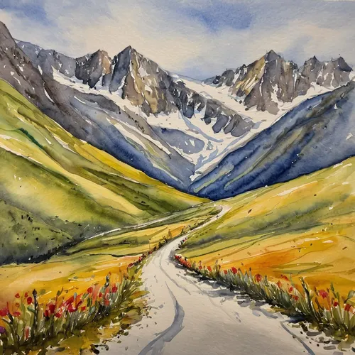 Col de la Bonette in France 2020 - Best Time,the pamir highway,denali national park,the pamir mountains,salt meadow landscape,alpine route,autumn mountains,mountain pass,mountain road,watercolor backg