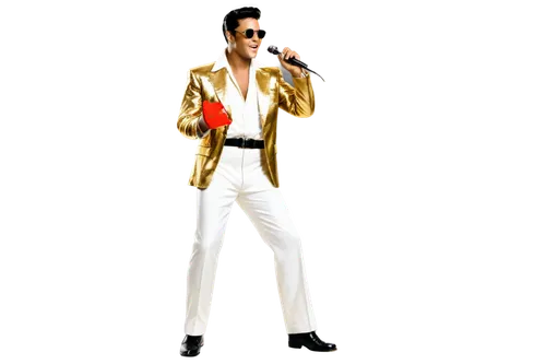 elvis impersonator,man with saxophone,elvis,saxophone playing man,trumpet player,las vegas entertainer,elvis presley,freddie mercury,saxophone player,gold trumpet,trombonist,bellboy,trumpet-trumpet,trumpet gold,trombone player,fashion vector,the king of pop,trumpet,saxophonist,trumpeter,Illustration,Realistic Fantasy,Realistic Fantasy 21