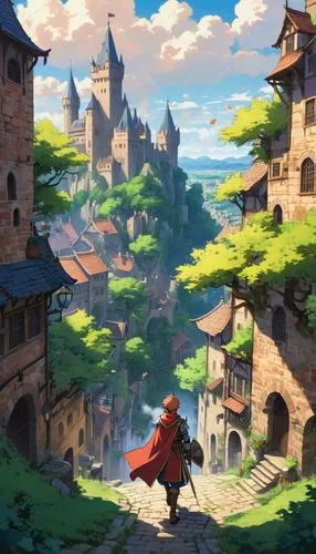 ghibli,redwall,meteora,sylvania,kizu,hamelin,Illustration,Japanese style,Japanese Style 03