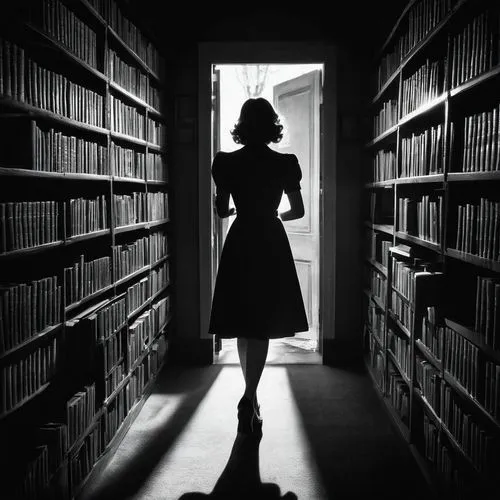 archivists,librarianship,archivist,bibliographer,interlibrary,bibliographic,bibliotheca,bibliophiles,bibliographical,woman silhouette,llibre,bibliotheque,librarian,librarians,libri,libraries,bookseller,cataloger,cataloguer,librorum,Photography,Black and white photography,Black and White Photography 08