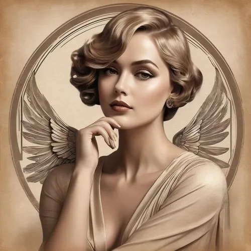 art deco woman,vintage angel,flapper,angel wing,vintage woman,angel wings,art deco frame,art deco background,art deco,sigyn,winged,emile vernon,fanning,vintage girl,hawkgirl,vanderhorst,libelle,romantic portrait,twenties women,behenna,Illustration,Vector,Vector 18