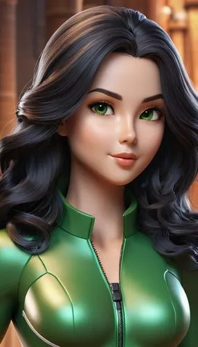 eldena,alita,gamora,gothel,shego,hela,Unique,3D,3D Character