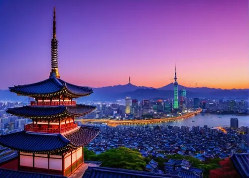 japan's three great night views,seoul,beautiful japan,jinhae,namsan mountain,namsan,gyeongbok,taegu,seoul namdaemun,namdaemun,japan landscape,kyoto,kiyomizu,gyeongsan,japon,south korea,gyeongjeon,dongducheon,suncheon,namsan hanok village,Illustration,Realistic Fantasy,Realistic Fantasy 30