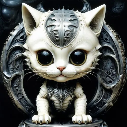 white cat,korin,suara,cat warrior,miao,lucky cat,giger,felino,doll cat,cat vector,catsoulis,kihon,bastet,kittani,cathala,gray kitty,bubastis,kittin,feline,jiwan,Conceptual Art,Sci-Fi,Sci-Fi 02