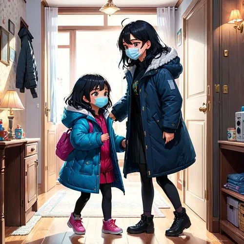 winter clothes,winter clothing,peni,tomoharu,sarumi,fukawa,Anime,Anime,General