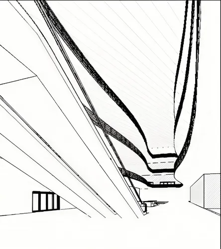 frame drawing,pencil lines,lines,arrow line art,mono-line line art,scribble lines,overpass,roof structures,line drawing,mono line art,escalator,ceiling ventilation,camera drawing,frame border drawing,vanishing point,sheet drawing,slope,half frame design,metro escalator,ramp