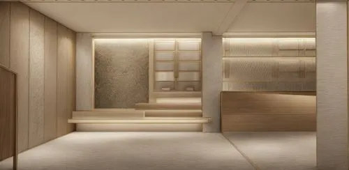 自然 原木 木地板 书房 茶桌,walk-in closet,hallway space,room divider,3d rendering,render,japanese-style room,under-cabinet lighting,hallway,interior modern design,capsule hotel,interior design,search interior so