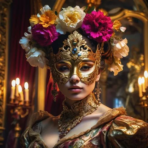 venetian mask,masquerade,the carnival of venice,gold mask,golden mask,masques,masquerading,mascarade,masquerades,balinese,headpiece,masqueraders,headdress,asian costume,gold crown,golden crown,amidala,masque,baoshun,baroque,Photography,Artistic Photography,Artistic Photography 08