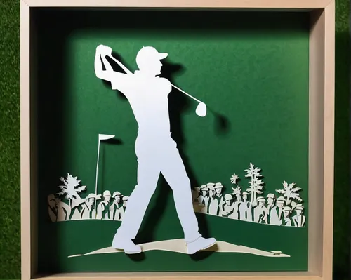 golfer,screen golf,shadowbox,golf swing,golf backlight,golf player,frame border illustration,solid swing+hit,frame illustration,golf green,pitching wedge,baseball drawing,digital photo frame,sports collectible,cardboard background,holding a frame,framed paper,gifts under the tee,golftips,golfvideo,Unique,Paper Cuts,Paper Cuts 10