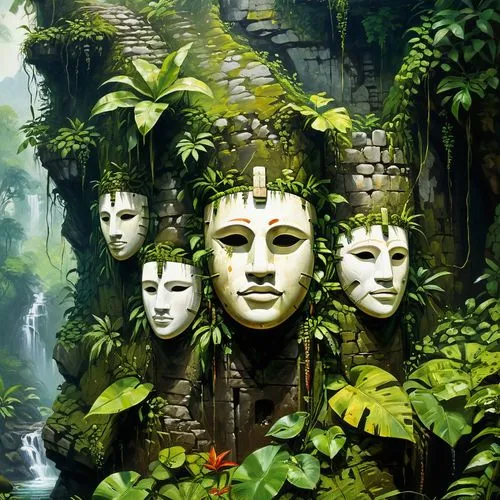 polynesians,amazonas,mahavishnu,dryads,amazonica,nitai,Conceptual Art,Fantasy,Fantasy 15