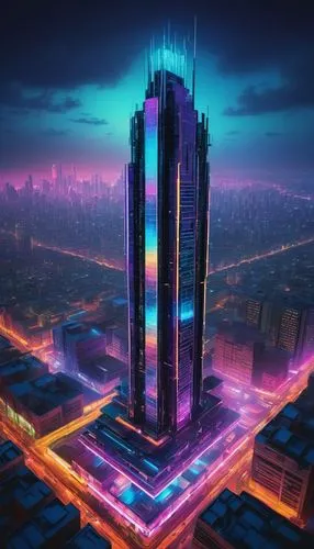 cybercity,tallest hotel dubai,supertall,megapolis,electric tower,cyberport,futuristic architecture,ctbuh,largest hotel in dubai,skyscraping,cybertown,damac,dubay,dubia,skyscraper,mubadala,pc tower,megacorporation,guangzhou,the skyscraper,Art,Artistic Painting,Artistic Painting 26