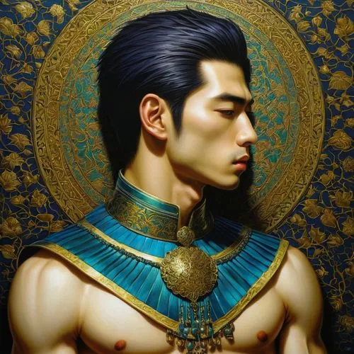 emperor,amano,yi sun sin,zodiac sign libra,golden mask,xing yi quan,wild emperor,shuanghuan noble,choi kwang-do,sun god,fantasy portrait,guk,kai yang,xun,xiangwei,perseus,luo han guo,zodiac sign leo,haegen,golden crown,Illustration,Realistic Fantasy,Realistic Fantasy 08