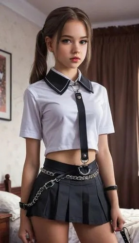 this is a beautiful young lady posing with her skirt in the air,school skirt,miniskirted,miniskirt,teen,tartan skirt,maid,secretary,belted,miniskirts,collared,secretarial,chambermaid,ariela,cute tie,s