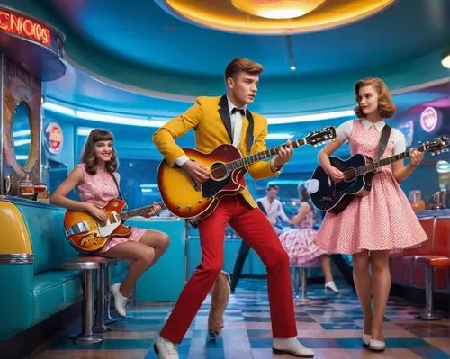 retro diner,rockabilly,rockabilly style,elvis presley,lachapelle,50's style,danelectro,fifties,sixties,pompadours,elvises,elvis,riverdale,funkytown,pompadour,beatlesque,epiphone,60's icon,motels,archies,Photography,General,Commercial