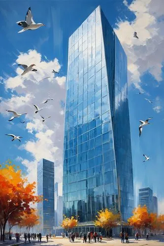 skyscraping,skycraper,tishman,the skyscraper,sky city,urbis,skyscraper,sky space concept,city pigeons,skyscrapers,glass building,sky apartment,bjarke,city pigeon,supertall,songdo,world digital painting,citicorp,office buildings,kimmelman,Conceptual Art,Oil color,Oil Color 10