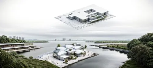 cube stilt houses,floating huts,floating island,autostadt wolfsburg,zaandam,artificial island,cubic house,cube house,floating islands,artificial islands,house with lake,house hevelius,habitat 67,archi