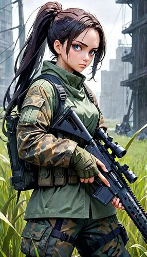 hanji,dragunov,katniss,girl with gun,shirokov,kanno,Anime,Anime,Cartoon