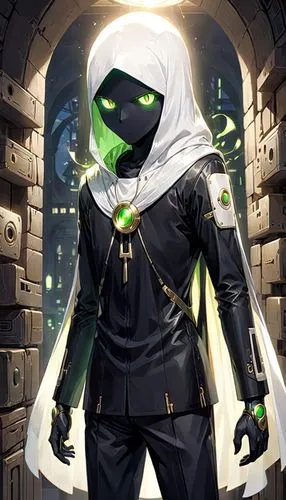 doctor doom,abaya,karnak,cartoon ninja,sheik,assassin,iron mask hero,kosmea,high-visibility clothing,magistrate,masked man,frog man,aesulapian staff,kermit,green sail black,patrol,hijaber,balaclava,frog prince,male mask killer,Anime,Anime,General