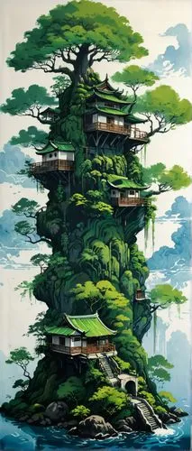 bonsai,bonsai tree,the japanese tree,japanese art,tree house,asian architecture,japan landscape,ori-pei,ginkaku-ji,japanese architecture,tsukemono,japanese background,silk tree,chinese art,chinese architecture,kyoto,ryokan,painted tree,japanese garden,oriental painting,Illustration,Japanese style,Japanese Style 10