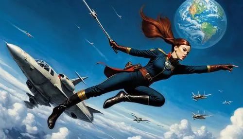 endeavor,starlink,sci fiction illustration,volador,skyterra,captain marvel,sakazaki,volare,taikonauts,zero gravity,skydiving,superwasp,freefalling,palmiotti,kubert,rocketman,freefall,astronautical,giganta,globalflyer,Illustration,Realistic Fantasy,Realistic Fantasy 07