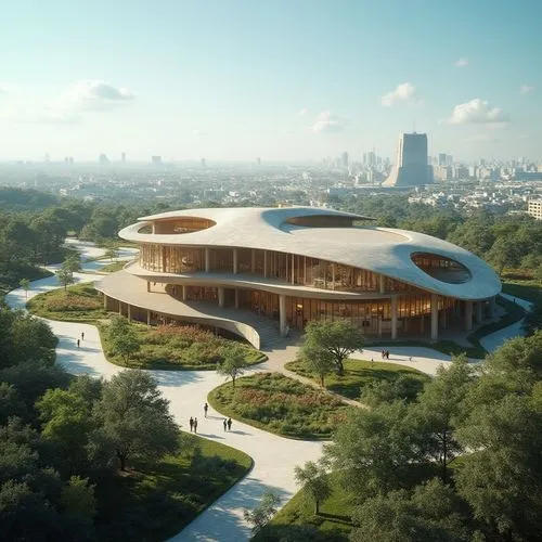 futuristic art museum,philharmonie,nainoa,renderings,Photography