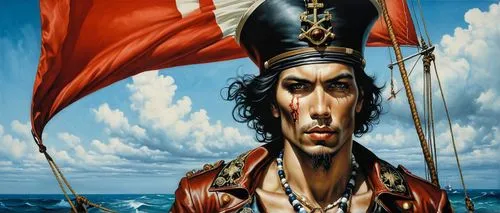 east indiaman,christopher columbus,columbus day,pirate,pirate flag,the american indian,galleon,red cloud,caravel,amerindien,panamanian balboa,windjammer,saranka,american indian,el salvador dali,el mar,mariner,conquistador,nautical banner,seafarer,Illustration,Realistic Fantasy,Realistic Fantasy 10