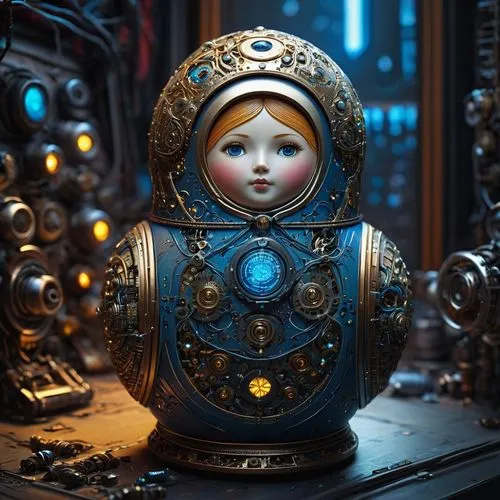 doll looking in mirror,collectible doll,doll figure,female doll,reliquary,vintage lantern,majevica,wooden doll,music box,automaton,artist doll,vintage doll,japanese doll,handmade doll,russian doll,automatique,matryoshka doll,the japanese doll,echo,3d figure,Illustration,Realistic Fantasy,Realistic Fantasy 06