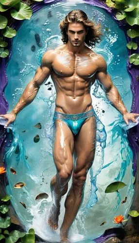 atlantean,aquaman,ibrahimovich,herakles,tarzan,ammerman,Art,Classical Oil Painting,Classical Oil Painting 02