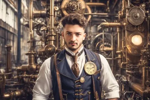 steampunk,lehzen,clockmaker,seamico,steampunk gears,watchmaker,Photography,Realistic