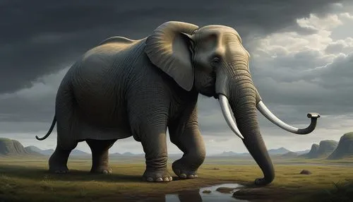 triomphant,african elephant,water elephant,silliphant,african bush elephant,elephant,elephantmen,elephantine,elefant,olifant,pachyderm,african elephants,elephunk,circus elephant,elefante,cartoon elephants,asian elephant,elephants,elephant tusks,musth,Illustration,Realistic Fantasy,Realistic Fantasy 17