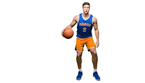 March Madness icon, basketball theme, male athlete, young adult, dynamic pose, muscular arms, sweat drips, basketball in hand, jersey and shorts, sneakers, intense facial expression, shining eyes, spo