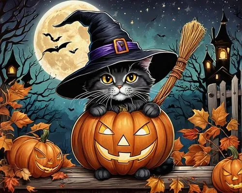 halloween cat,halloween background,halloween illustration,halloween black cat,halloween vector character,happy halloween,haloween,halloween wallpaper,helloween,halloween poster,hallloween,hallowe'en,holloween,halloween,halloween and horror,halloween witch,halloween scene,trick or treat,halloween 2019,halloween2019,Illustration,Black and White,Black and White 05