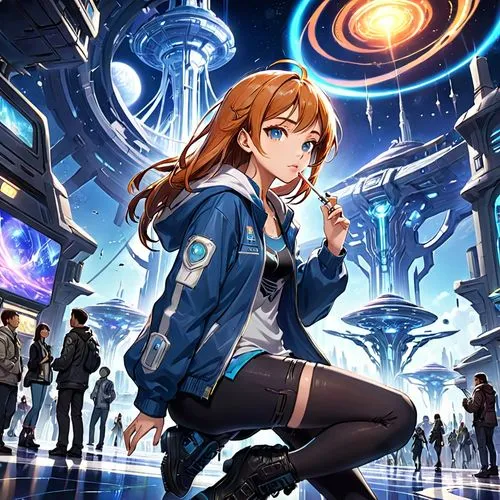 railgun,akihabara,kolken,earhart,shinjuku,akiba,Anime,Anime,Traditional