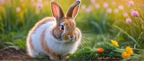 bunny on flower,european rabbit,european brown hare,cottontail,dwarf rabbit,field hare,mountain cottontail,lepus europaeus,cottontails,leveret,lagomorpha,wild rabbit in clover field,lagomorphs,brown rabbit,springtime background,hare field,young hare,american snapshot'hare,steppe hare,wild rabbit,Conceptual Art,Daily,Daily 07