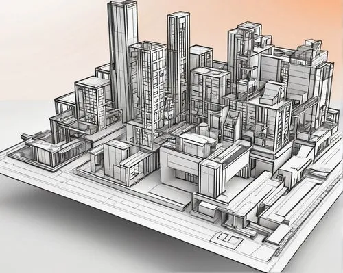 microdistrict,urban development,city blocks,redevelop,city buildings,urbanizing,densification,3d rendering,citydev,simcity,urbanist,urban planning,rezoning,sketchup,tall buildings,urbanization,urban towers,smart city,urbanized,unbuilt,Illustration,Black and White,Black and White 04