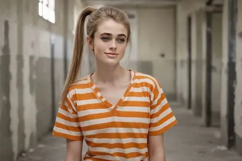 detention,prisoner,prison,girl in t-shirt,burglary,drug rehabilitation,horizontal stripes,poor meadow,isolated t-shirt,clementine,teen,the girl in nightie,chainlink,girl with cereal bowl,depressed woman,girl in a long,liberty cotton,television character,criminal,the girl's face,Photography,Natural