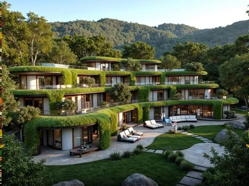 ecovillages,ecovillage,orinda,amanresorts,oberoi,fresnaye,greenforest,lefay,terraces,green living,ranikhet,cottars,rishikesh,flintridge,anantara,bendemeer estates,taliesin,kentfield,kifissia,forest house