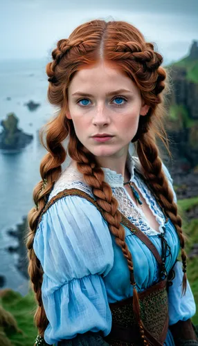 celtic queen,celtic woman,the sea maid,scottish,carrick-a-rede,orla,kilbraur,catarina,princess anna,shetlands,redheads,ireland,scot,queen anne,scotland,clàrsach,antrim,scottish folly,violet head elf,isle of may,Photography,General,Natural