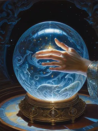 crystal ball,crystal ball-photography,crystalball,mediumship,arkenstone,glass sphere,Illustration,Realistic Fantasy,Realistic Fantasy 03