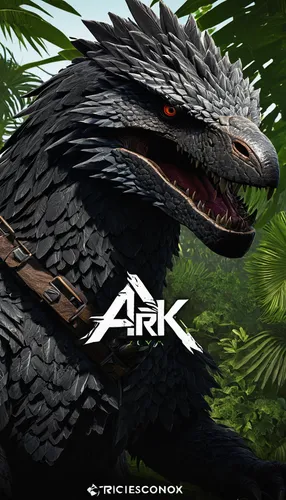 ark,the ark,aridae,artus,araucana,rex,acari,sharp beak,tree-rex,skink,arc,anggrek,lark,argus,ambiorix,akebia,auk,trex,saurian,black dragon,Conceptual Art,Fantasy,Fantasy 13