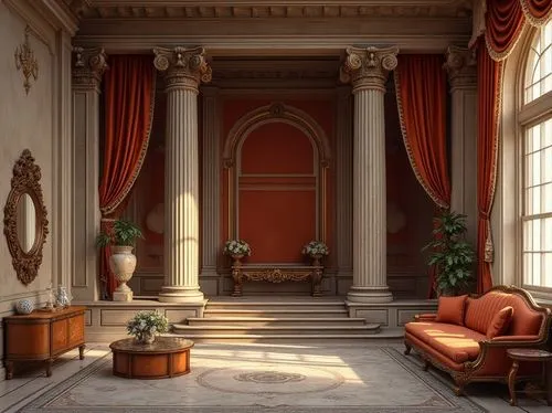 ornate room,furnishings,sitting room,salon,cochere,neoclassical,victorian room,interiors,neoclassic,courtroom,orangerie,neoclassicism,beauty room,entrance hall,royal interior,palaces,livingroom,palladianism,danish room,europe palace,Photography,General,Realistic