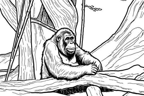 this part should be wood,palaeopropithecus,cercopithecus,gigantopithecus,alouatta,cercopithecus neglectus,coloring pages,mangabey,macaque,propithecus,gibbon 5,primatology,primatologist,coloring page,p