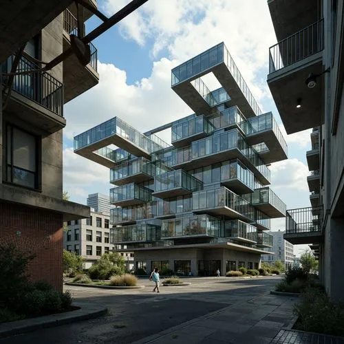 rigshospitalet,europan,interlace,glass facade,cantilevers,arkitekter,quadruplex,cantilevered,architektur,crevier,lovemark,bjarke,liveability,gehry,contemporaine,kimmelman,multifamily,kirrarchitecture,modern architecture,rikshospitalet