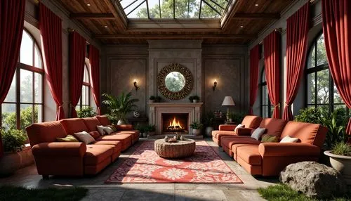 sitting room,fireplaces,sunroom,fireplace,living room,livingroom,fire place,conservatory,luxury home interior,family room,interior design,great room,ornate room,orangery,conservatories,interiors,highgrove,opulently,victorian room,chaise lounge