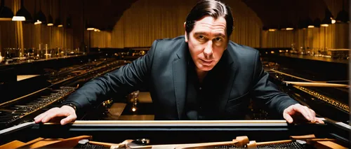 Jools Holland is the orchestrator-in-chief of this year's Krug event,organist,cimbalom,conductor,choir master,pipe organ,pews,marimba,handbell,bach fast,orchestral,orchesta,organ sounds,barrel organ,p