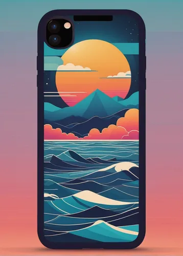 mobile phone case,coast sunset,phone case,ocean background,kite boarder wallpaper,beach landscape,gradient effect,leaves case,sea landscape,beach background,dune landscape,sunset beach,seascape,wet smartphone,tropical sea,phone clip art,beach scenery,ocean waves,phone icon,dusk background,Illustration,Vector,Vector 06